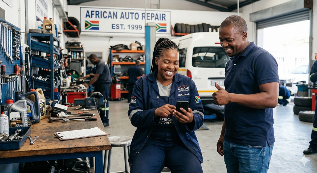 Team at work — professional service with a client